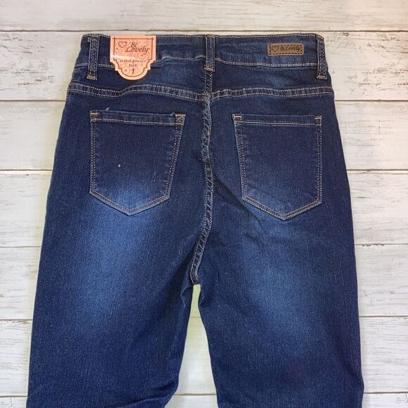 Women’s Juniors ❤️ & Lovely High-Rise Soft Stretch Denim Jeans Pants Size 1 - Picture 9 of 11